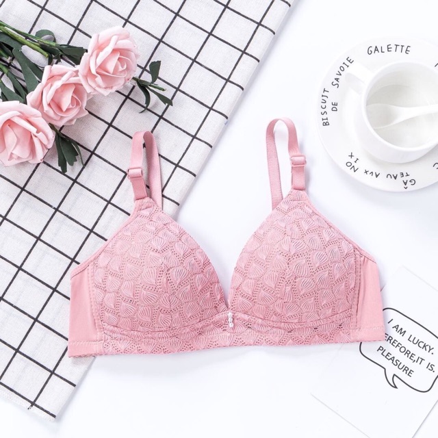 Áo Lót Đính Đá Vân Lá Không Gọng Đệm Mỏng Cực Xinh 3399 | BigBuy360 - bigbuy360.vn