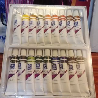 MÀU ACRYLIC MEMORY DẠNG TUÝP 18 /24 MÀU