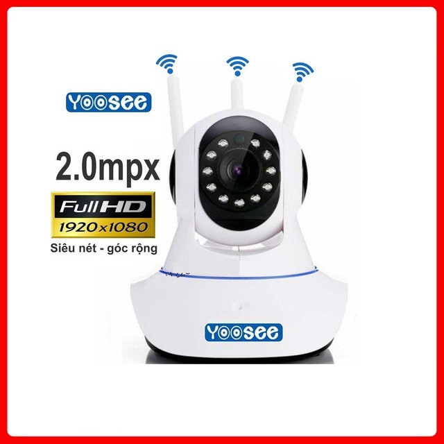 Camera Wifi Yoosee 3 râu 2.0Mpx - chuẩn Full HD 1080P siêu nét