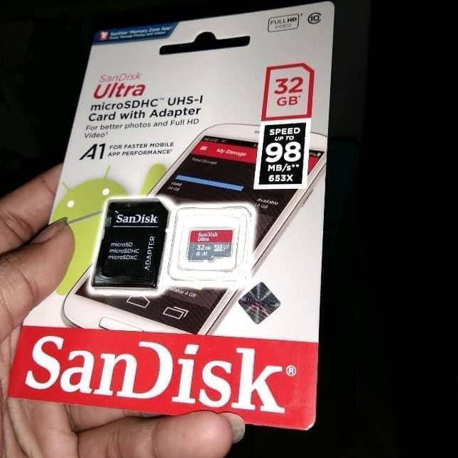 Thẻ Nhớ Sandisk Ultra Micro Sd 32gb A1 98mb / S Micro Sdhc 98mb / S