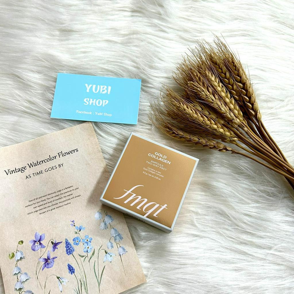 Phấn phủ siêu mịn THE FACE SHOP Gold Collagen SPF30PA+++ Hàn Quốc chính hãng - YUBI SHOP