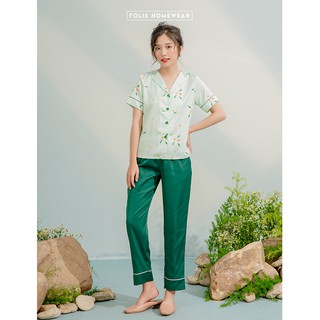 Folie Homewear đồ mặc nhà áo tay ngắn quần dài FB36.14