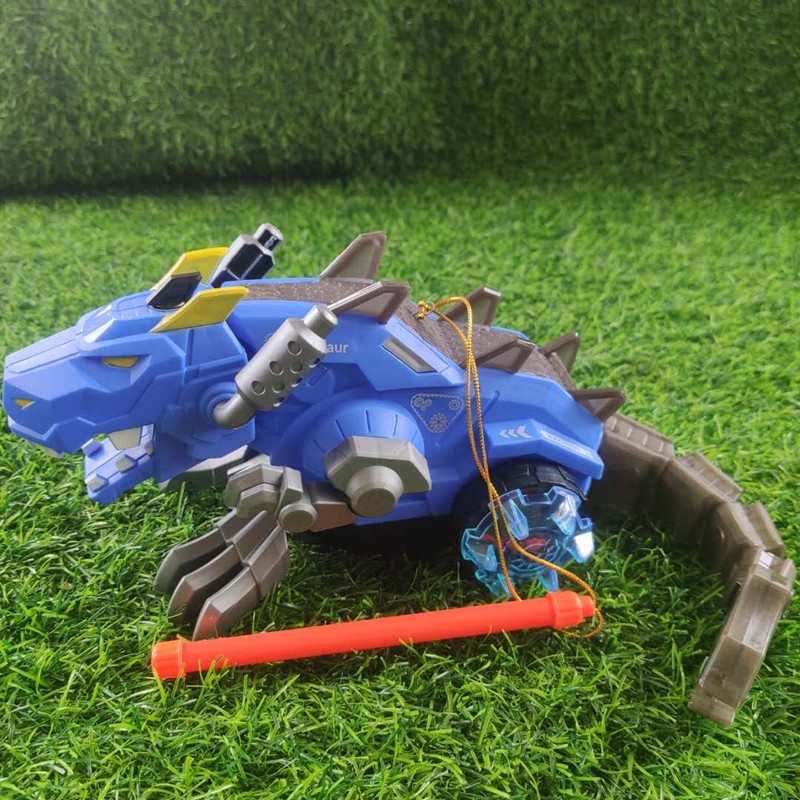 Đèn Lồng Khủng Long Đuôi Dài Chạy Pin Có Nhạc Đèn Phát Sáng Cho Bé Chơi Trung Thu