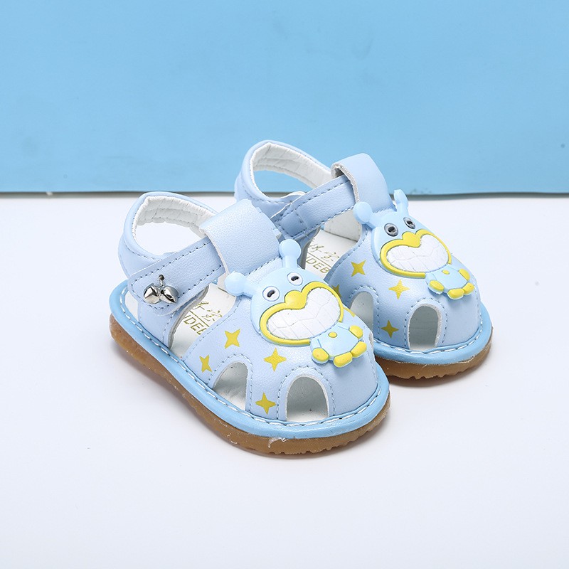 sandal tập đi bé trai-bé gái size 15-19 lục lạc kèn chít chít