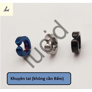 [FREESHIP] Khuyên Tai Tròn (Không cần bấm lỗ tai)