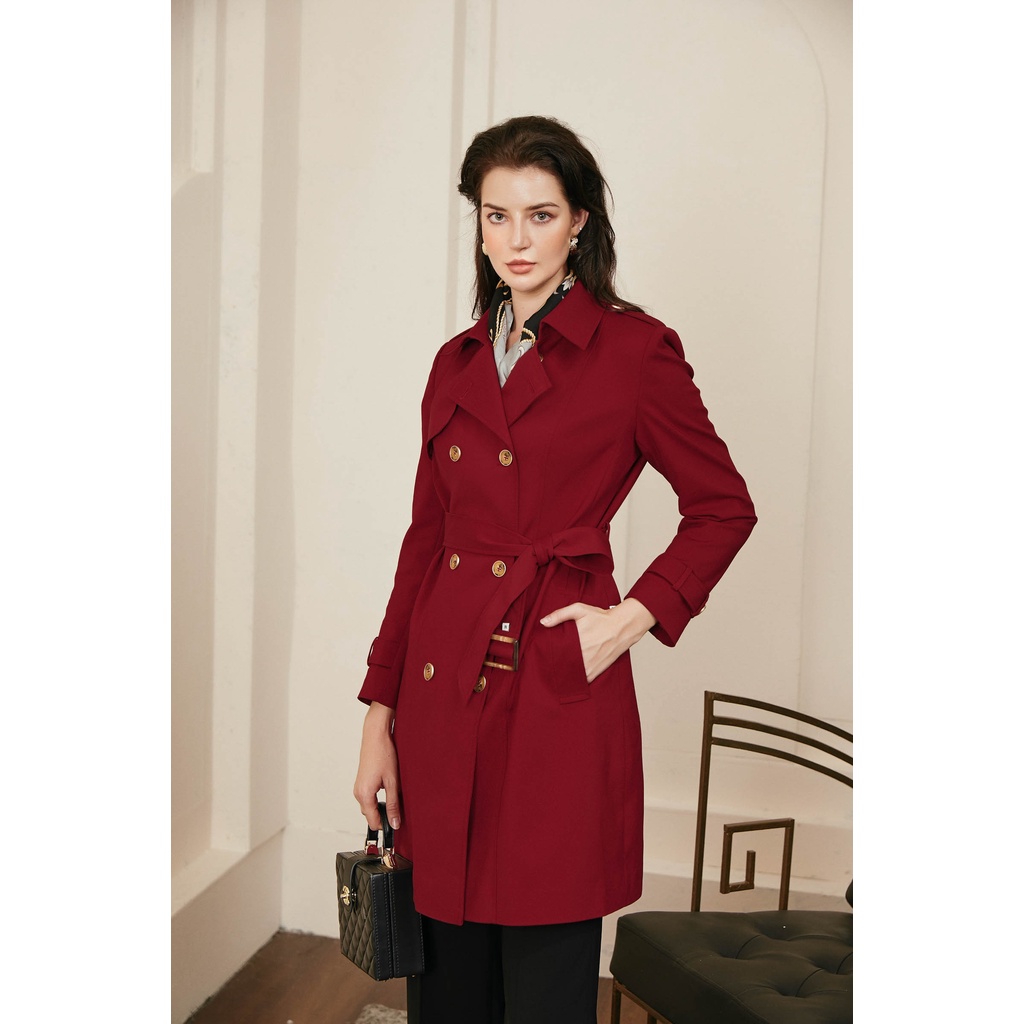 Áo khoác manto cổ bẻ, tà bong Emspo AKL0282