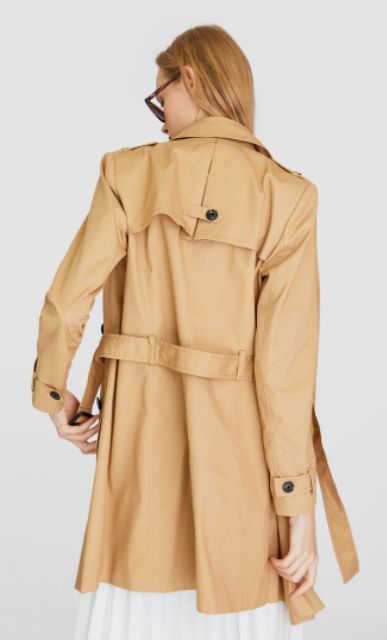 Áo khoác Stradivarius Lapel Collar Trench Coats