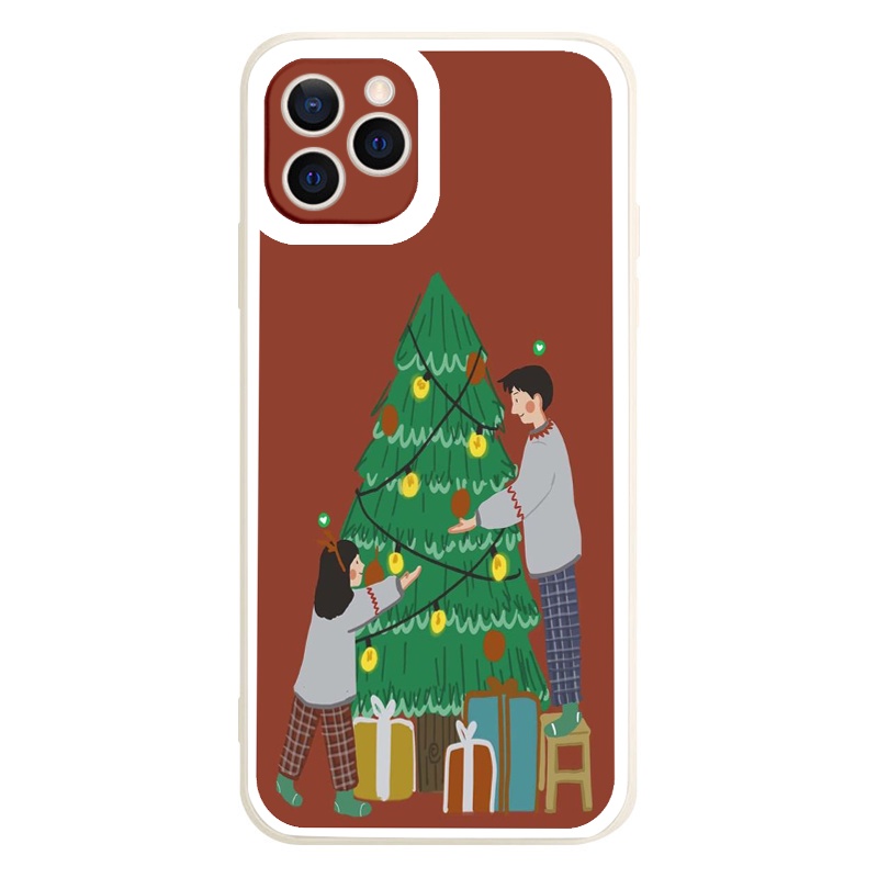 Ốp lưng iphone ốp cặp đôi trang trí cây thông ip 13promax 11 promax 12 pro max 6 6plus 7 plus 8 x xr xsmax