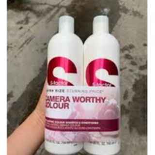 Bộ gội xả Tigi Trắng S Factor Camera Worthy Colour 750ml/chai USA Có Bill