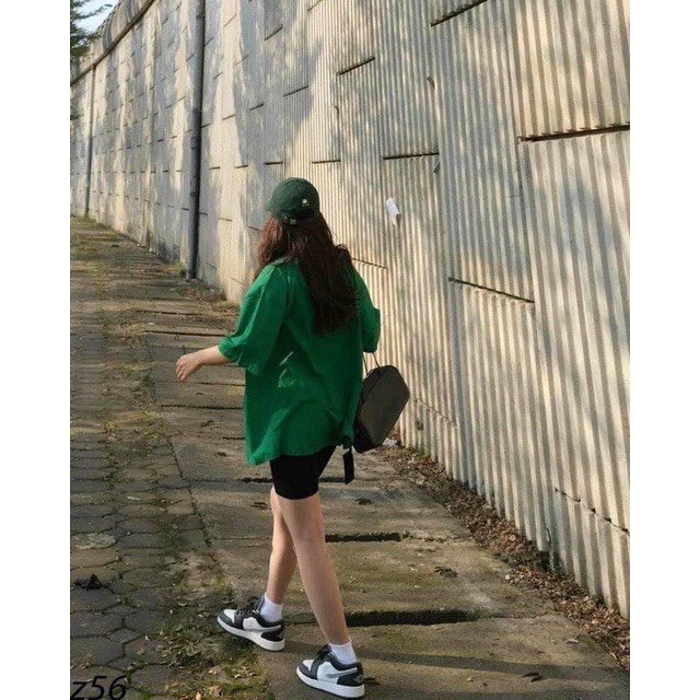 Set 3 món sơmi  xanh lá,áo croptop, quần legging đùi😍