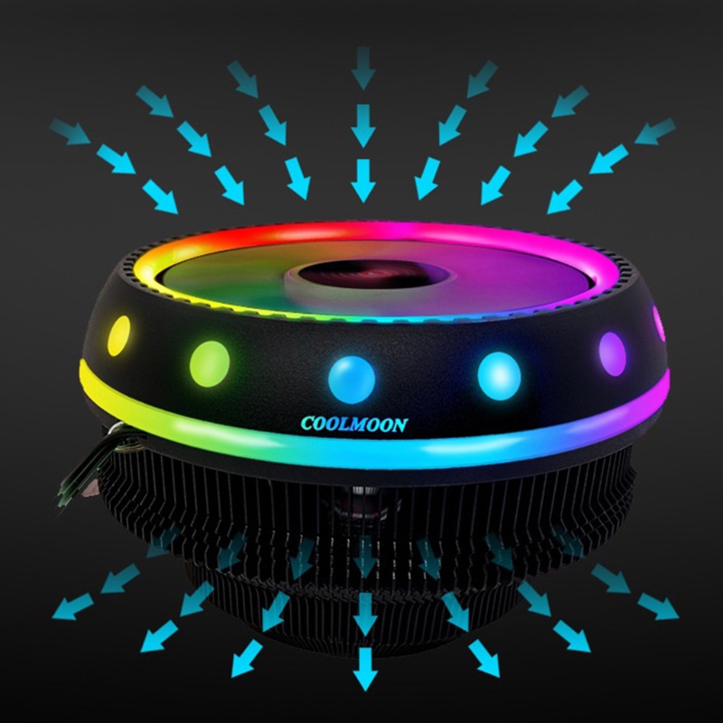 Quạt Tản Nhiệt Pc Rgb Hình Ufo Cho Intel & Amd | BigBuy360 - bigbuy360.vn