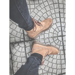 GIÀY DA LỘN CỔ CAO CHỐNG NƯỚC - DÁNG TIM.BER