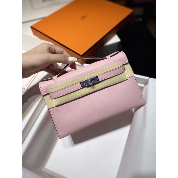 Túi xách Hm cầm tay sc khâu máy sz 22 sẵn ship