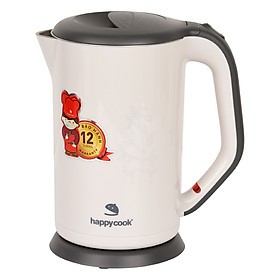 Ấm Đun Siêu Tốc 2 Lớp Happy Cook HEK-17WF (1.7L) - Hàng chính hãng