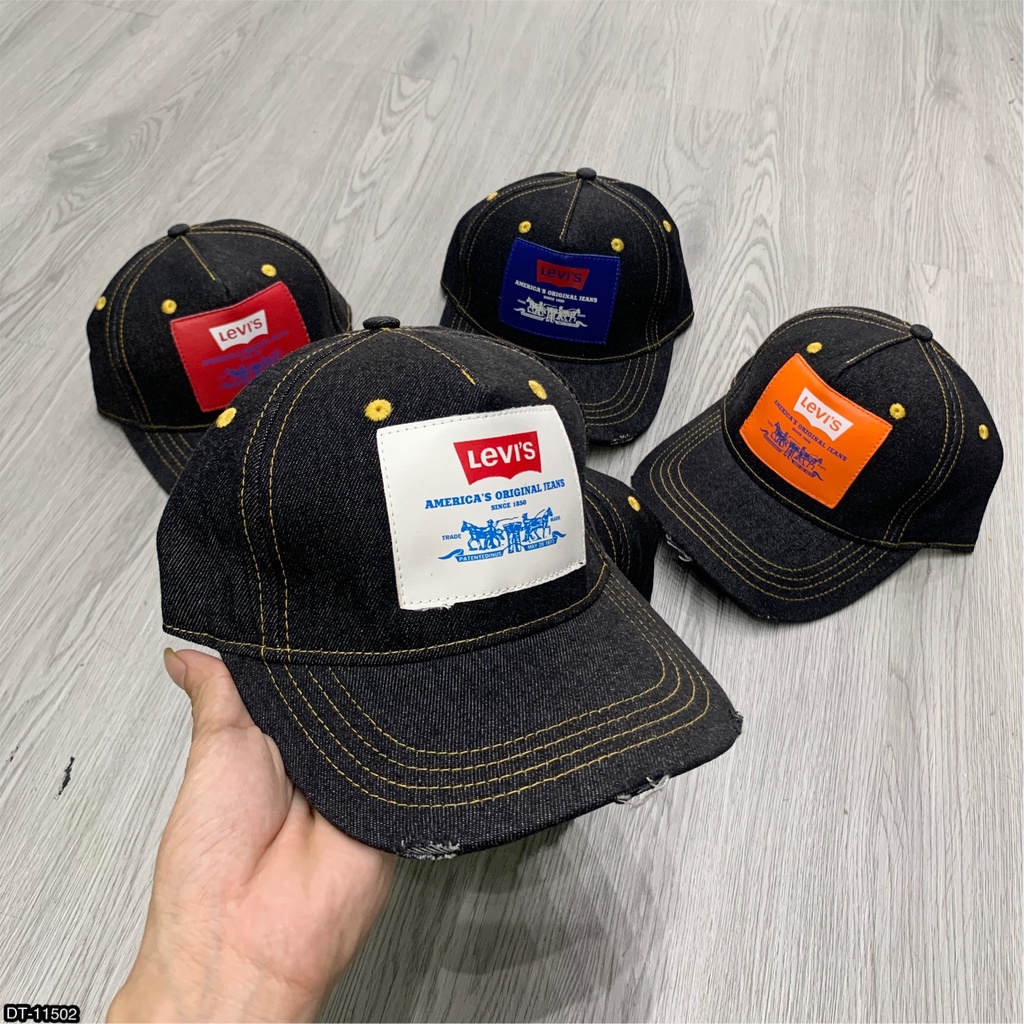 Mũ Lưỡi Trai Levis Vải Bò Cao Cấp Cực Đẹp Cá Tính. Mũ Lưỡi Trai Nam Nữ LEVIS Quai kim loại Độ Bền cao - MINH TÂY STORE