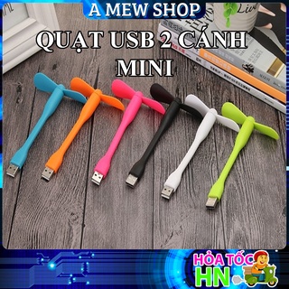 Quạt USB 2 Cánh Nhỏ gon tiện dụng dễ sử dụng dễ mang theo siêu mát- A MEW SHOP