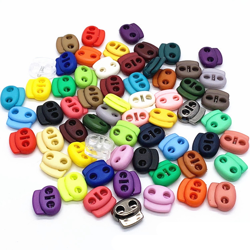 Bộ 20 Kẹp Dây Giày 20*18mm Nhiều Lỗ 4mm Chất Lượng Cao