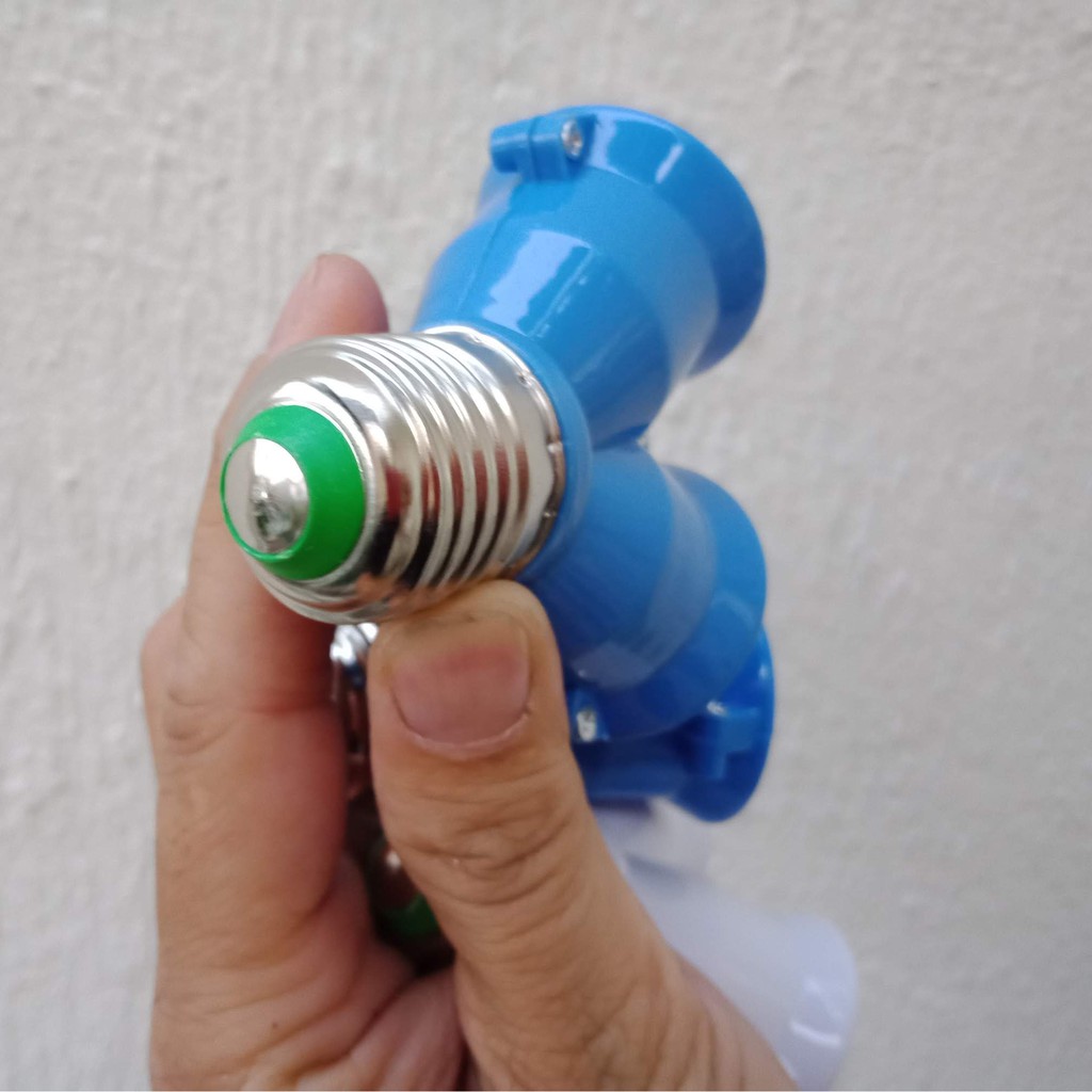 Đầu chia đui đèn 1-2, 1-4 đui xoáy chuẩn E27, Đui đèn 1 chia 2, 1 chia 4