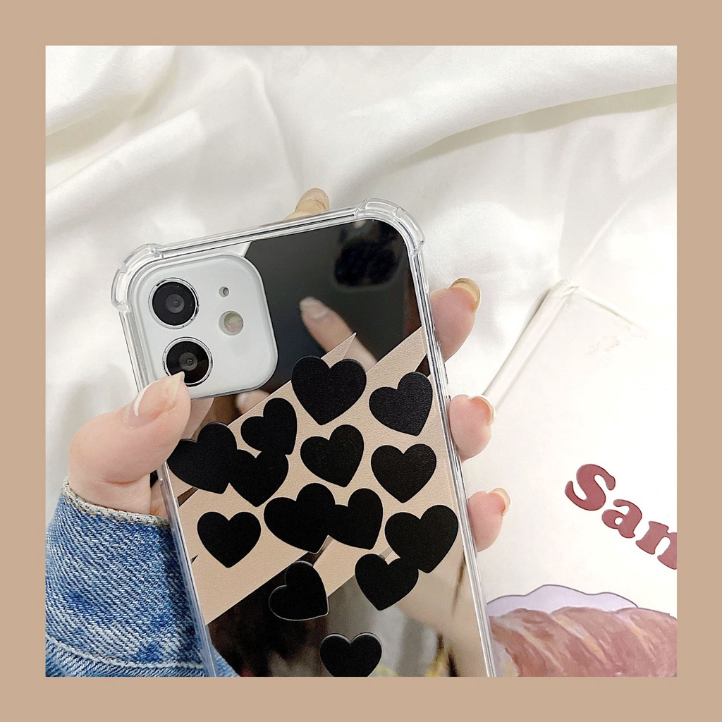 Ốp lưng iphone Ốp điện thoại silicone TPU tráng gương thời trang thích hợp cho iPhone 11 pro max X Xr Xs max 7 8 Plus 13 14pro pro max Dinuo case