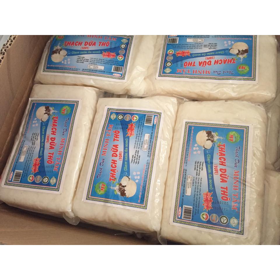 Thạch dừa thô Minh Tâm gói 1kg