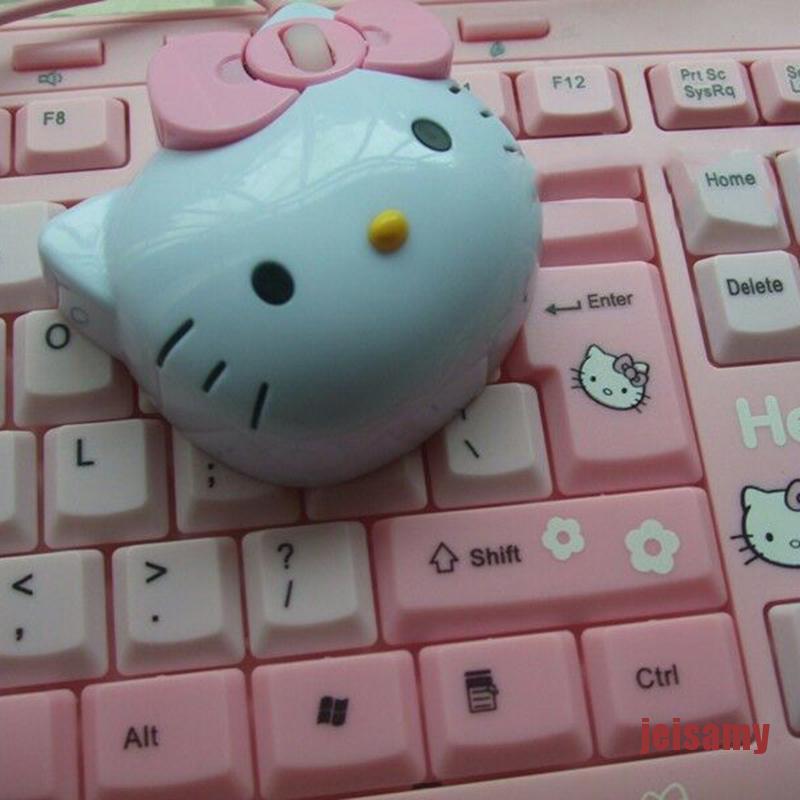 Chuột Quang Chơi Game Có Dây Hình Hello Kitty 3d Usb 2.0 Pro