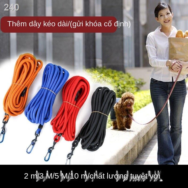 【thanh lý kho】3m 5m 10m Dây thừng đậm và dài cho chó Cún trung bình xích lớn Golden Retriever Huấn luyện Thu hồi