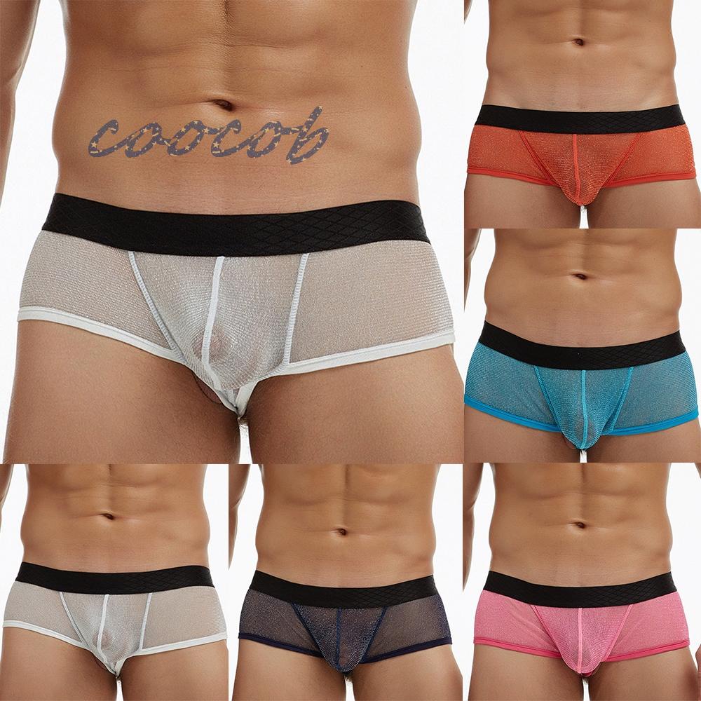 Quần Lót Boxer Mềm Mại Thoáng Khí Có Túi Dành Cho Nam Giới