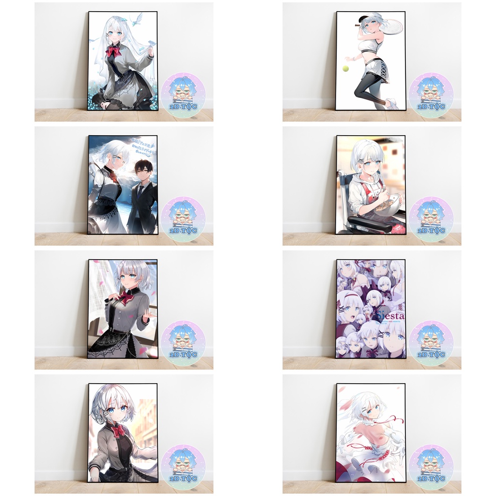 TRANH POSTER A3 SIESTA  ANIME MANGA LIGHT NOVEL THÁM TỬ ĐÃ CHẾT CHẤT LIỆU GIẤY CAO CẤP - 2D TỘC SHOP