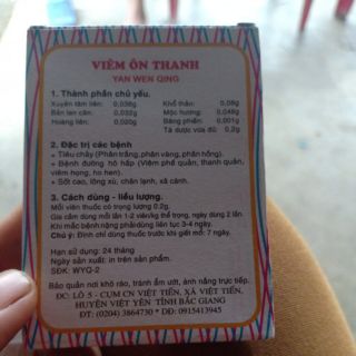 Viên ôn thanh 1 vỉ 24 viên
