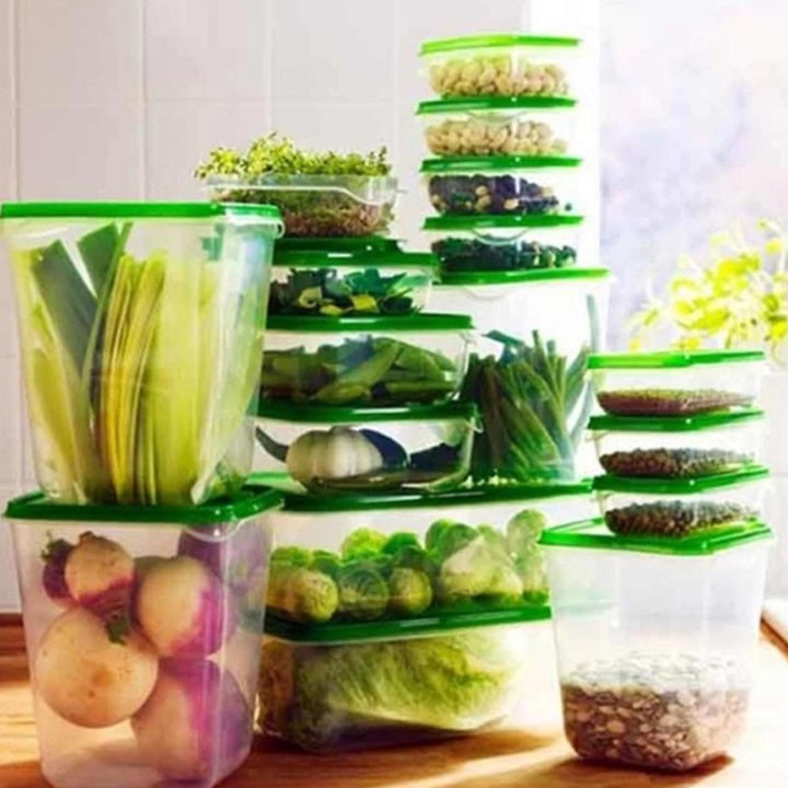 ✨ Xả kho ✨ Bộ hộp thực phẩm 17 món nhựa an toàn cao cấp đựng thực phẩm bảo quản tủ lạnh