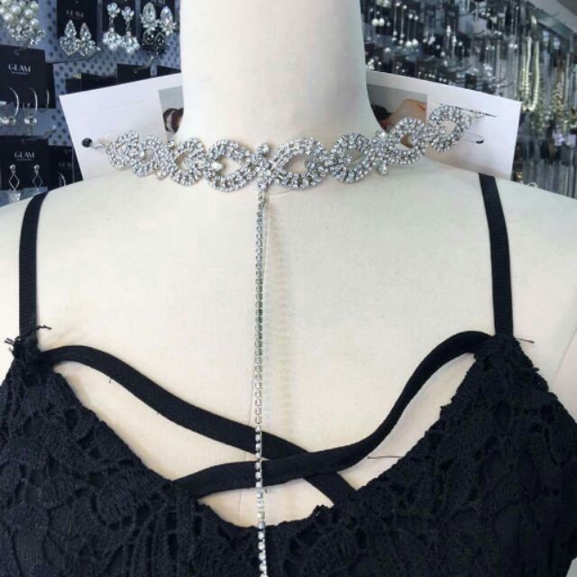 Choker đá 2 tầng