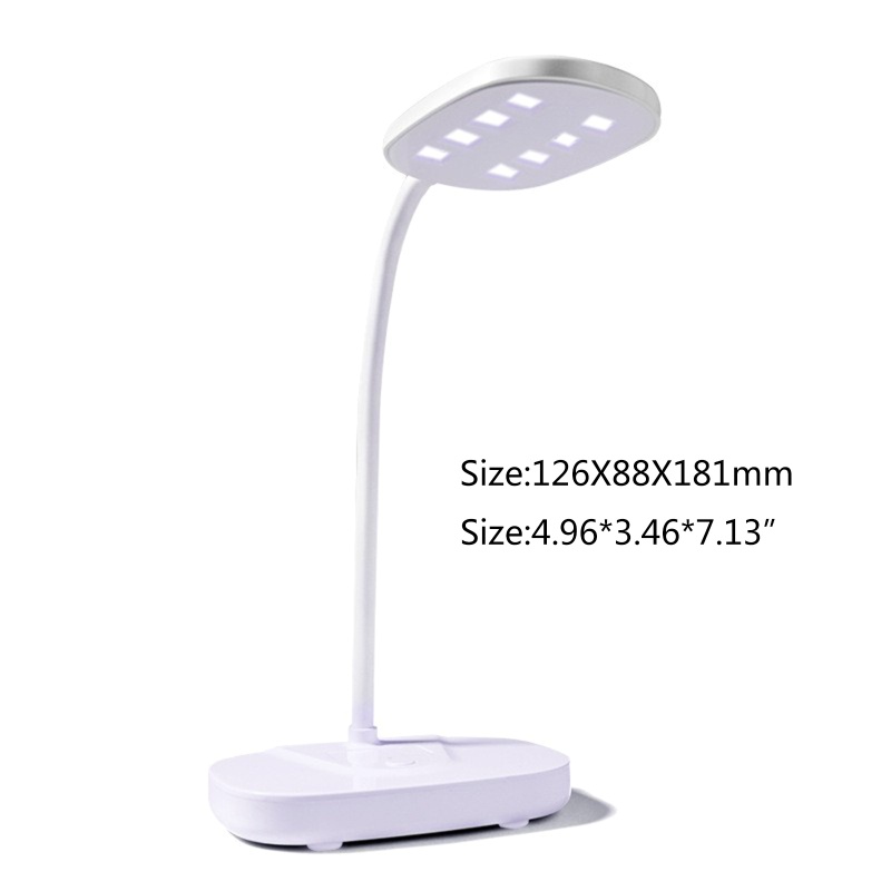 Sa Đèn lED 12W Làm Khô Sơn Móng Tay Nhanh Chóng Có Thể Điều Chỉnh Độ Cao Sạc USB