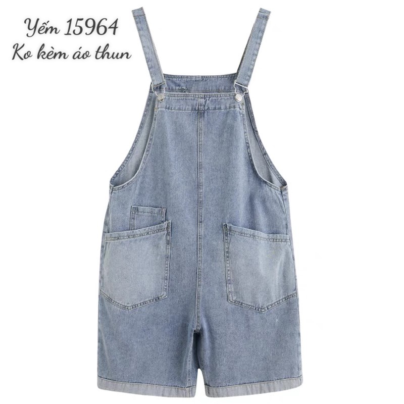 Quần Yếm Jean BIGSIZE 3 túi 15964