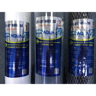 Bộ 3 lõi lọc nước Aqua 123