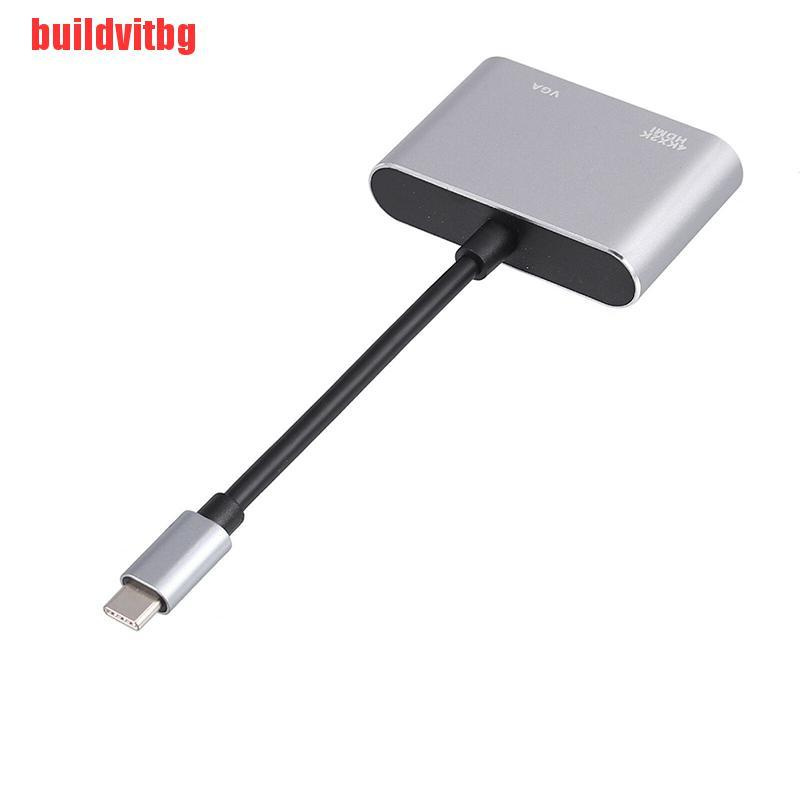 Bộ Chuyển Đổi Usb 3.1 Type C Sang Vga Usb C Sang Hdmi 4k Uhd Gvq | BigBuy360 - bigbuy360.vn