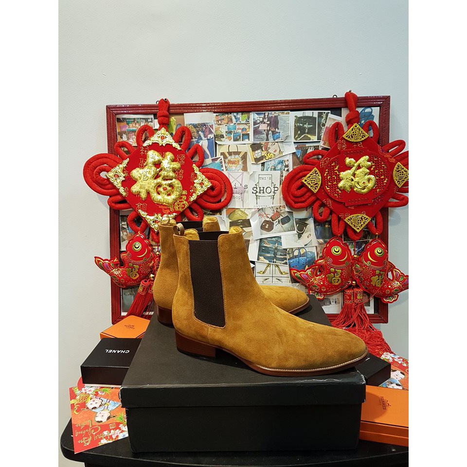 Chelsea boot da lộn  1:1