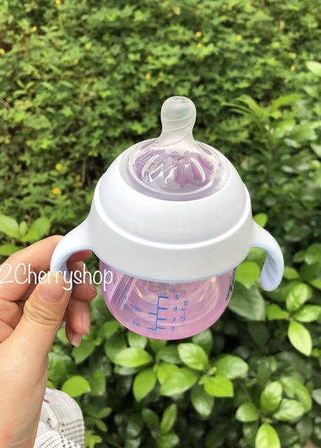 Bình sữa và tập uống nước avent 2in1