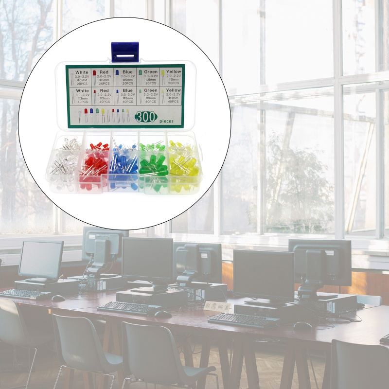 Bộ 500 Đèn LED Diode 5 Màu Sắc Khác Nhau Dùng Trang Trí Cây Thông Giáng Sinh / Halloween