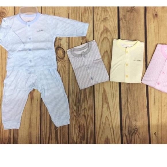 Bộ dài tay cho bé, Bộ Noubaby sơ sinh dài tay size 0-24 tháng - NS20NouDT