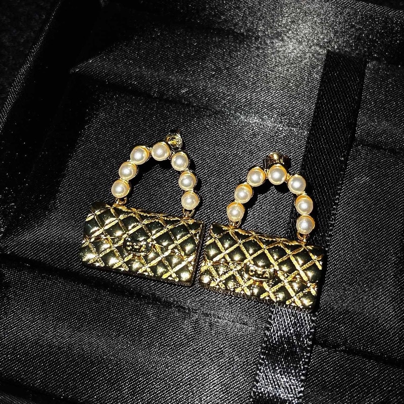 Khuyên Tai Túi Xách Phong Cách Retro Thanh Lịch