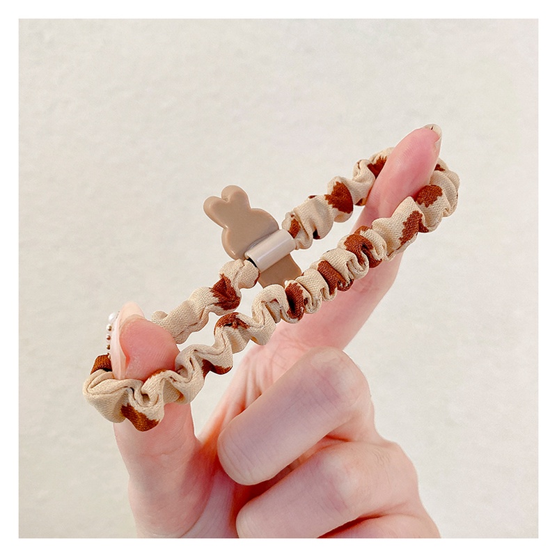 Dây Cột Tóc Co Giãn Hình Gấu/Thỏ Dễ Thương Phong Cách Hàn Quốc Cho Nữ