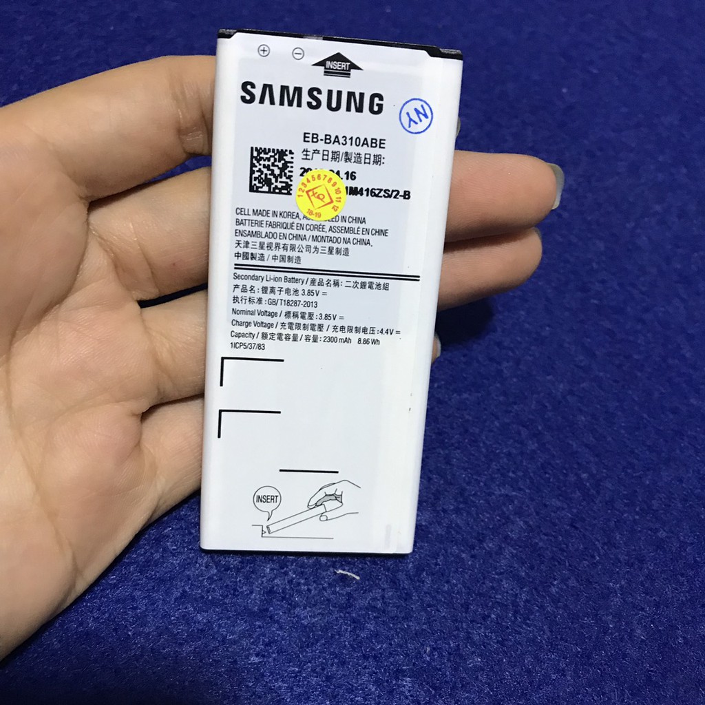 Pin A310/ A3 2016 (EB-BA310ABE/2300 mAh) zin, bảo hành 6 tháng