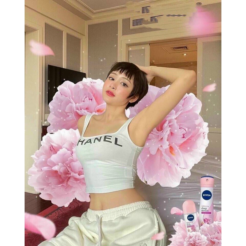 Áo 2 dây in chữ CN tôn dáng, Áo thun hai dây dáng ôm chữ in vải cotton co giãn CS1055 - NhiNhi Shop | BigBuy360 - bigbuy360.vn