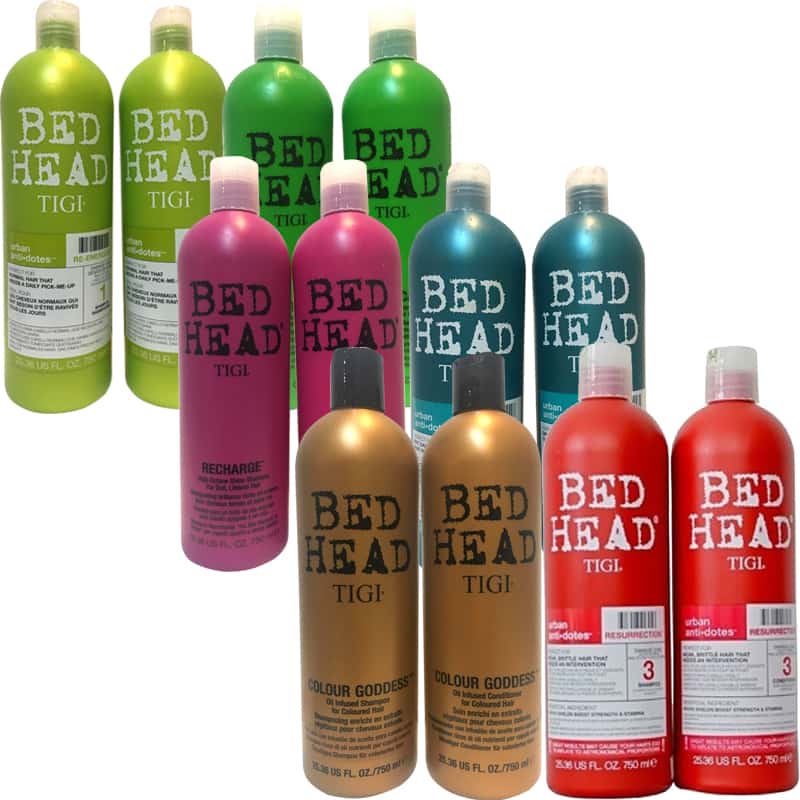 Bộ Gội Xả Bed Head Tigi xanh lá số 1 tái tạo sinh lực cho tóc dầu 750ml