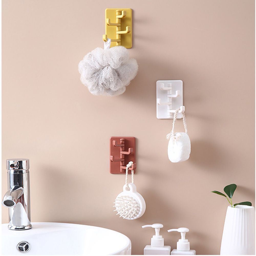 Móc treo đồ dán tường nhiều màu phong cách Bắc Âu sáng tạo