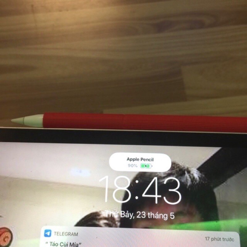 Ốp silicon bảo vệ apple pencil 2 nắp