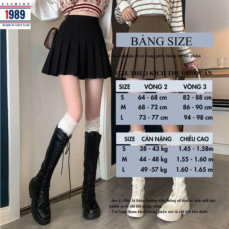 Chân váy tennis ngắn xếp ly cạp cao dáng xòe thời trang nữ hàng cao cấp -PHƯƠNG VŨ 1989