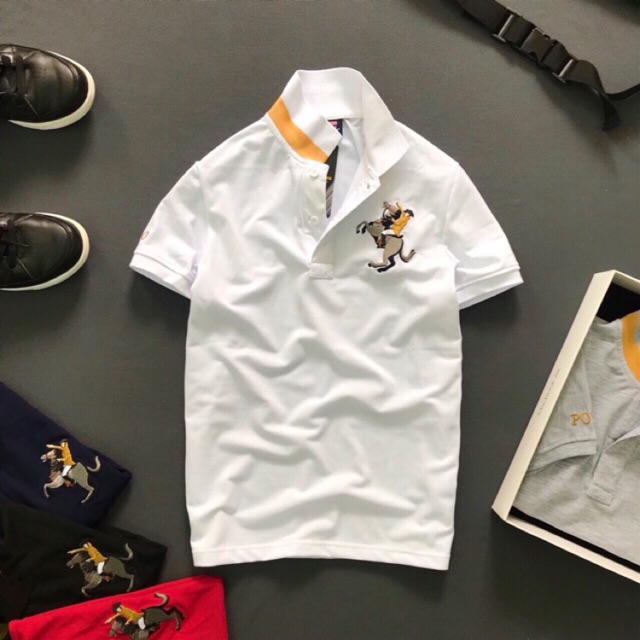 Áo thun nam cổ bẻ hình thêu DBP837 | BigBuy360 - bigbuy360.vn