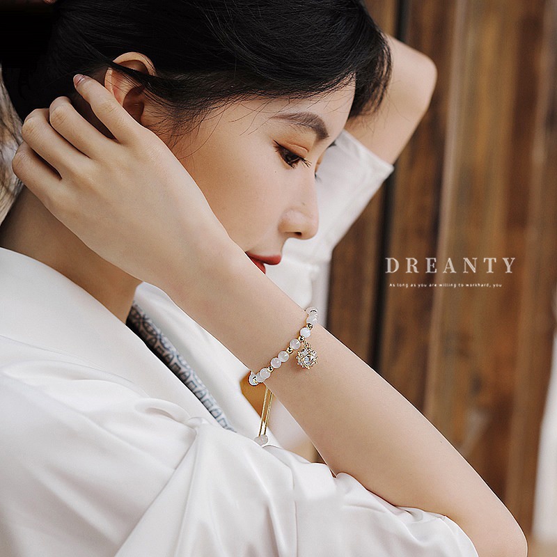 Vòng Tay Chuỗi Hạt Ngọc Trai Đơn Giản Thời Trang Hàn Quốc