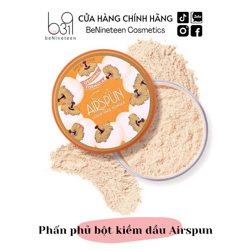 Phấn Phủ Bột Kiềm Dầu Coty AirSpun Loose Face Powder - Transparent